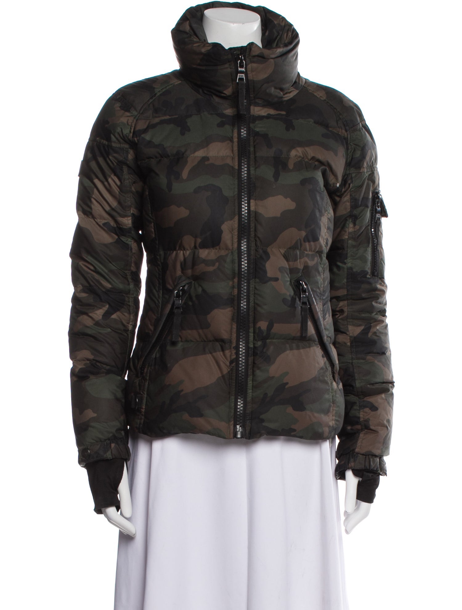 SAM. Nylon Printed Down Jacket