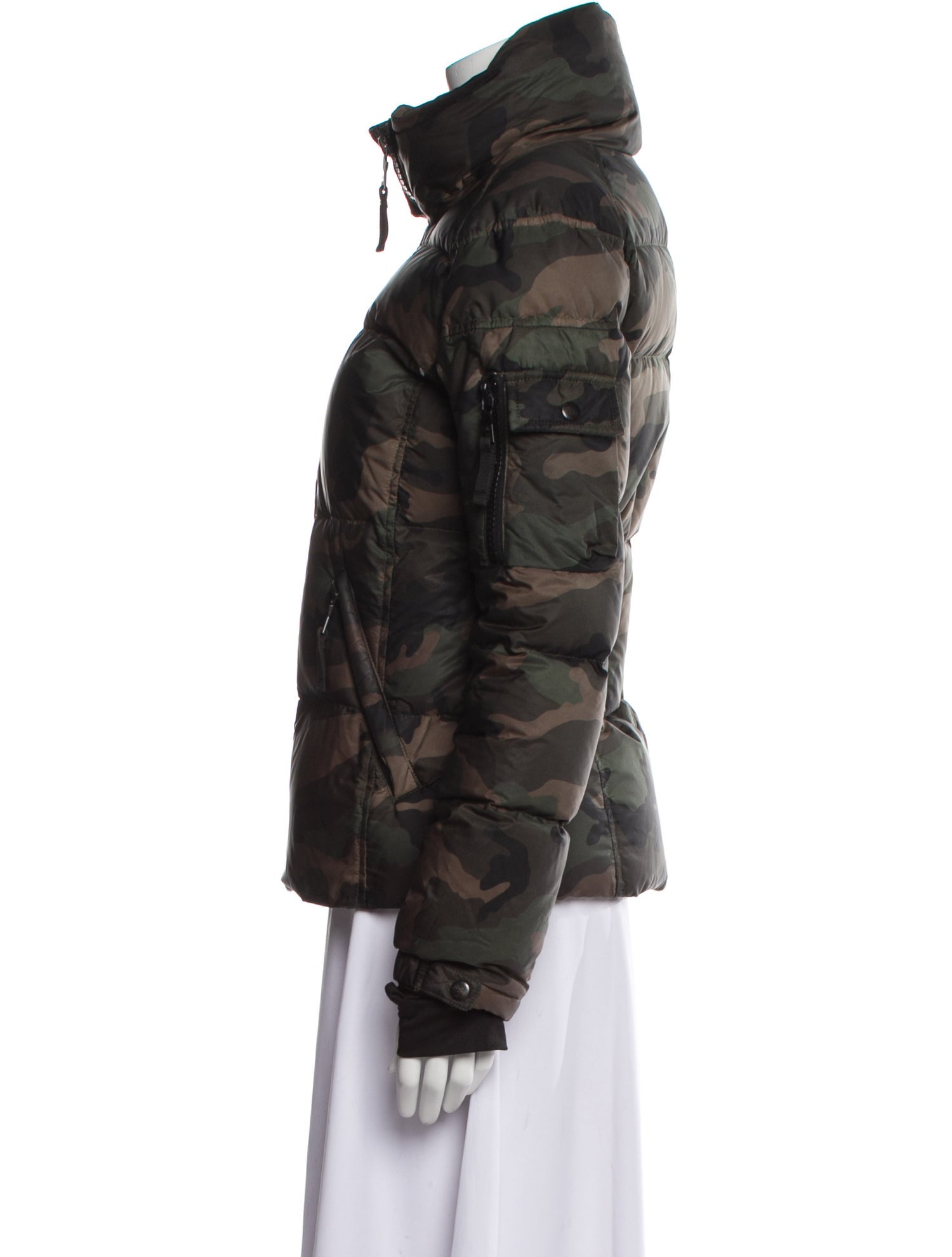 SAM. Nylon Printed Down Jacket