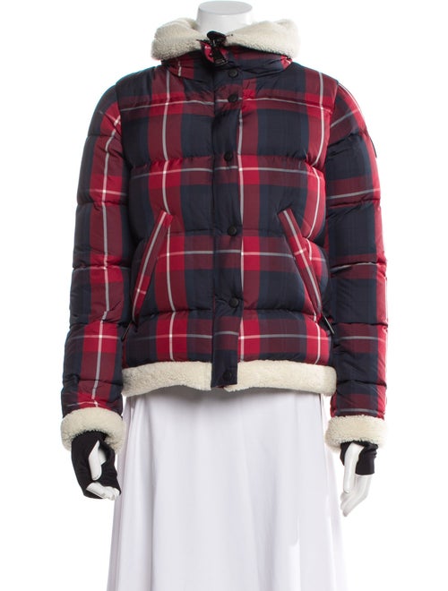 SAM. Nylon Plaid Print Down Jacket