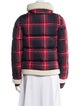 SAM. Nylon Plaid Print Down Jacket
