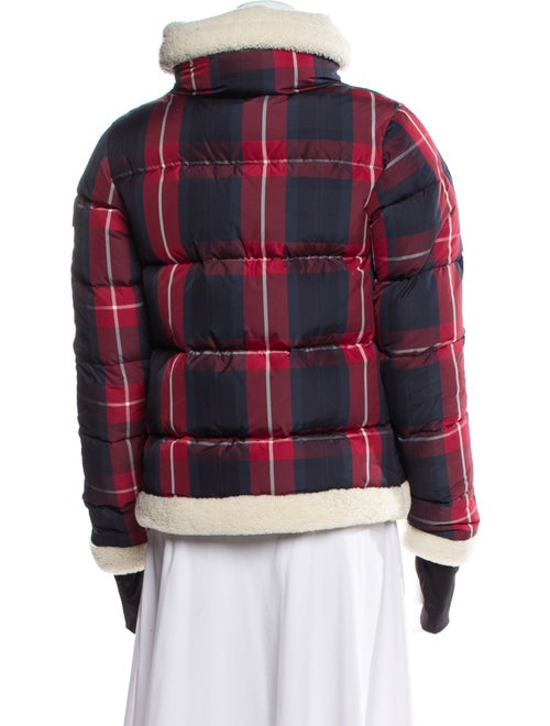SAM. Nylon Plaid Print Down Jacket