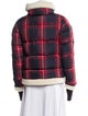SAM. Nylon Plaid Print Down Jacket