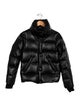 SAM. Girls' Leather Puffer Jacket