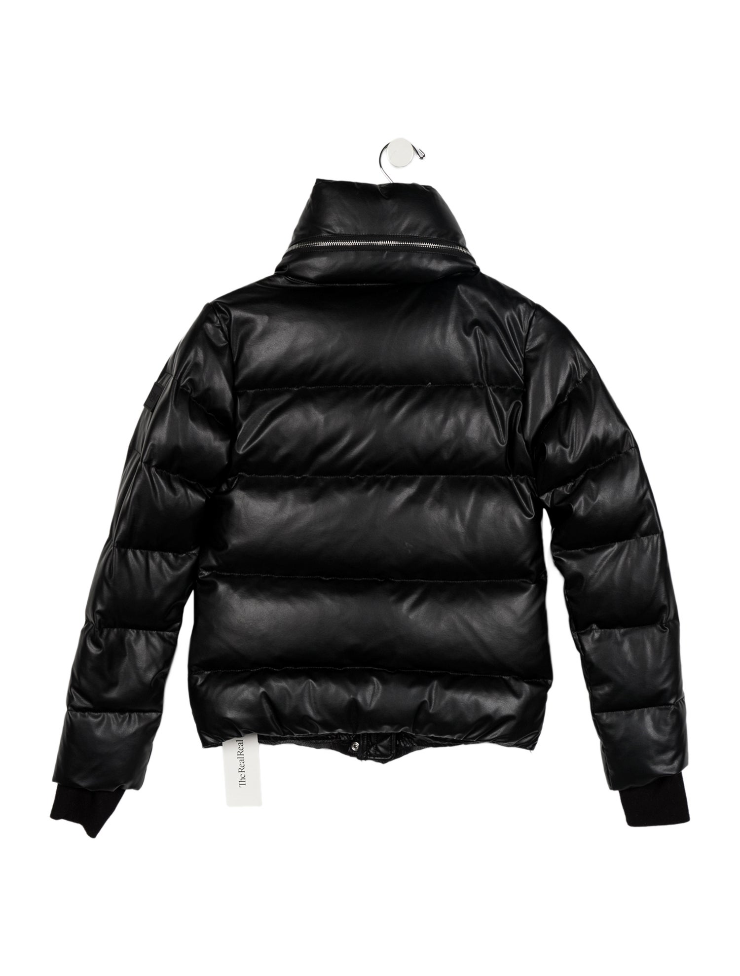 SAM. Girls' Leather Puffer Jacket