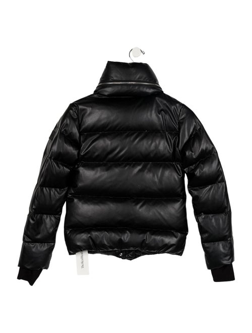 SAM. Girls' Leather Puffer Jacket