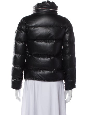 SAM. Girls' Leather Puffer Jacket
