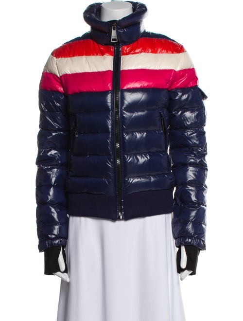 SAM. Nylon Striped Down Jacket