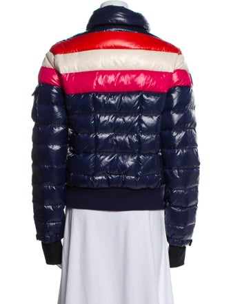 SAM. Nylon Striped Down Jacket