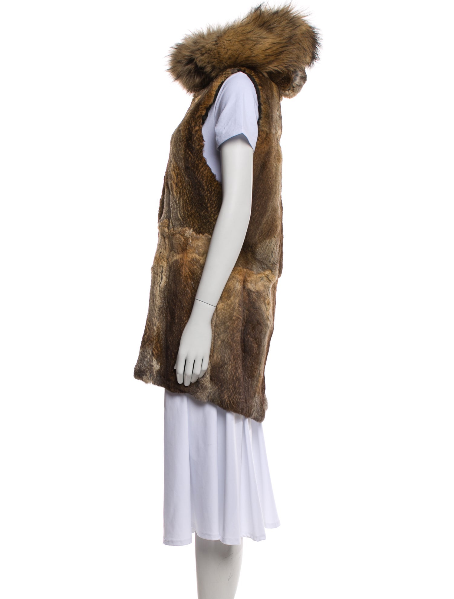 SAM. Printed Fur Jacket