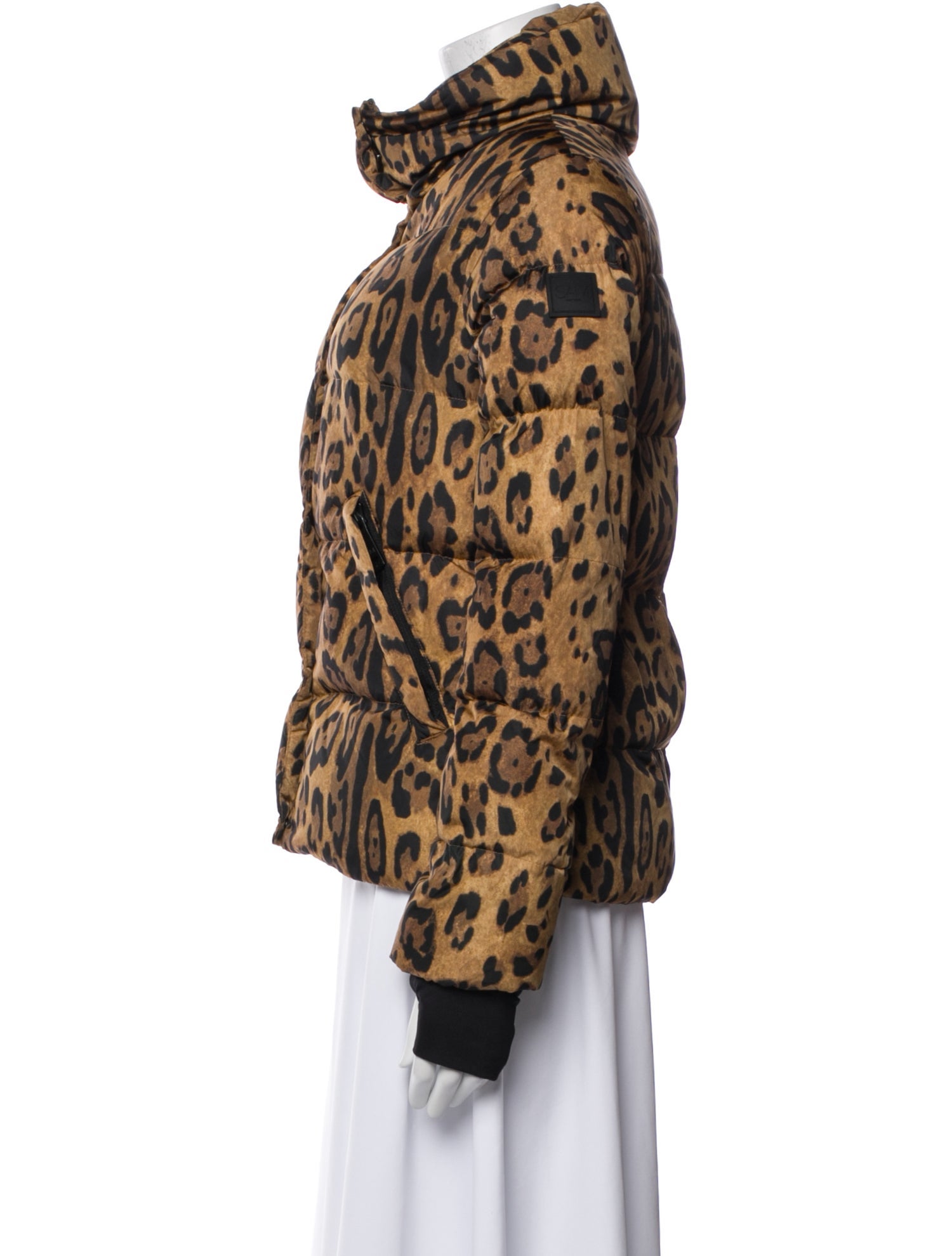 SAM. Animal Print Faux Fur Jacket