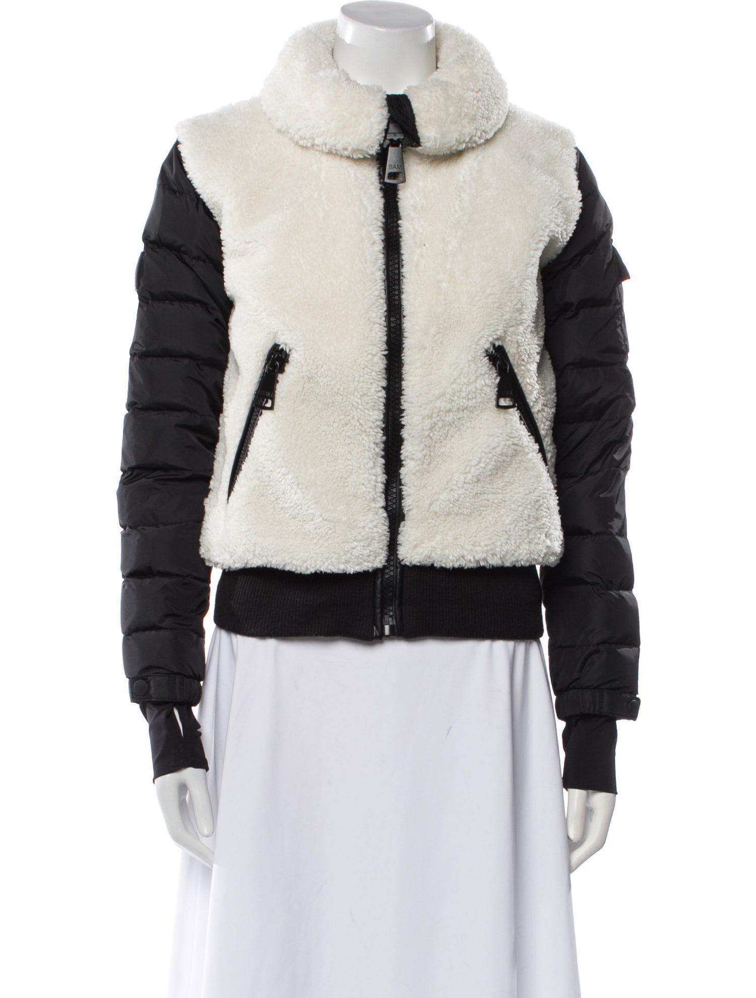 SAM. Faux Shearling Down Jacket