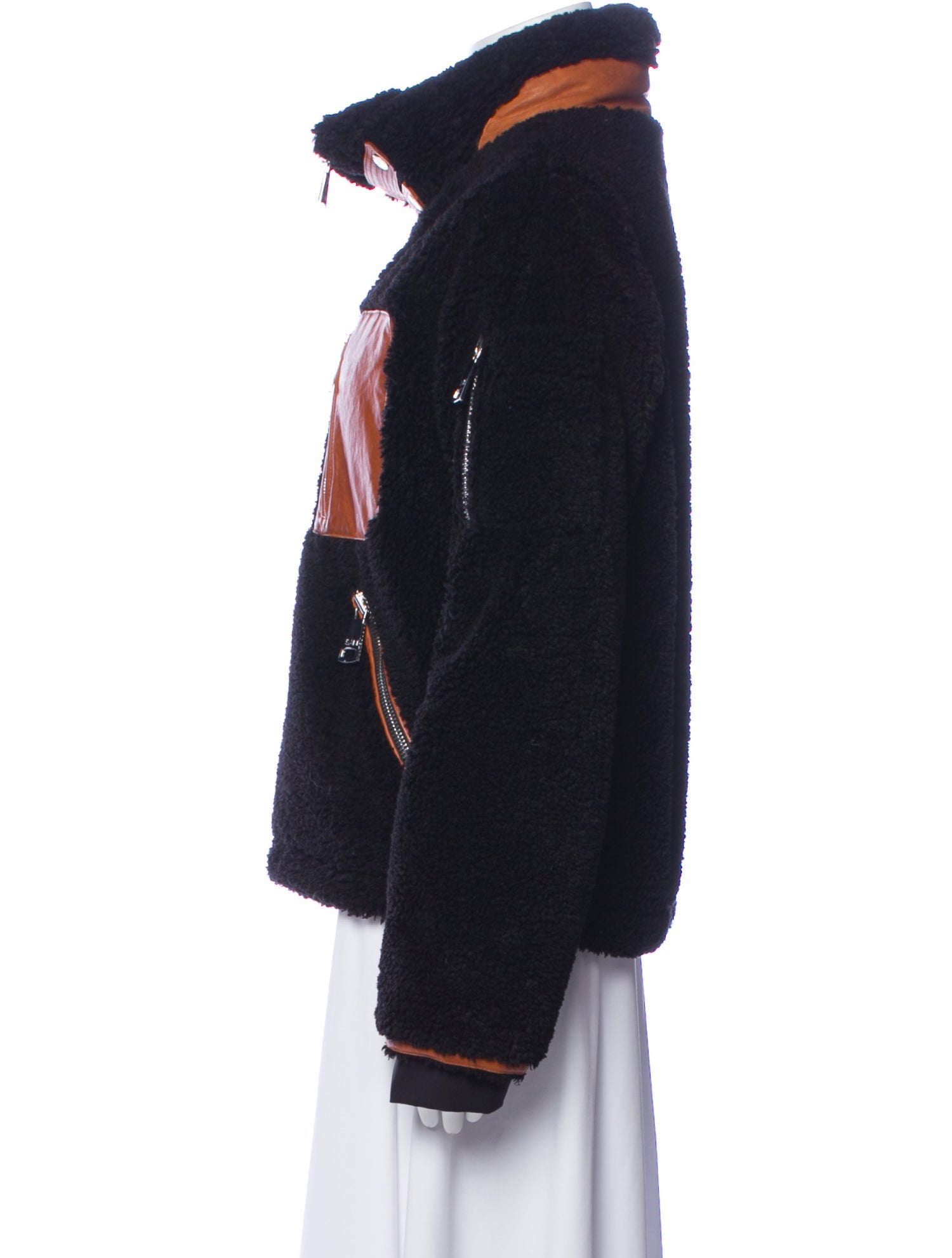 SAM. Faux Shearling Faux Fur Jacket