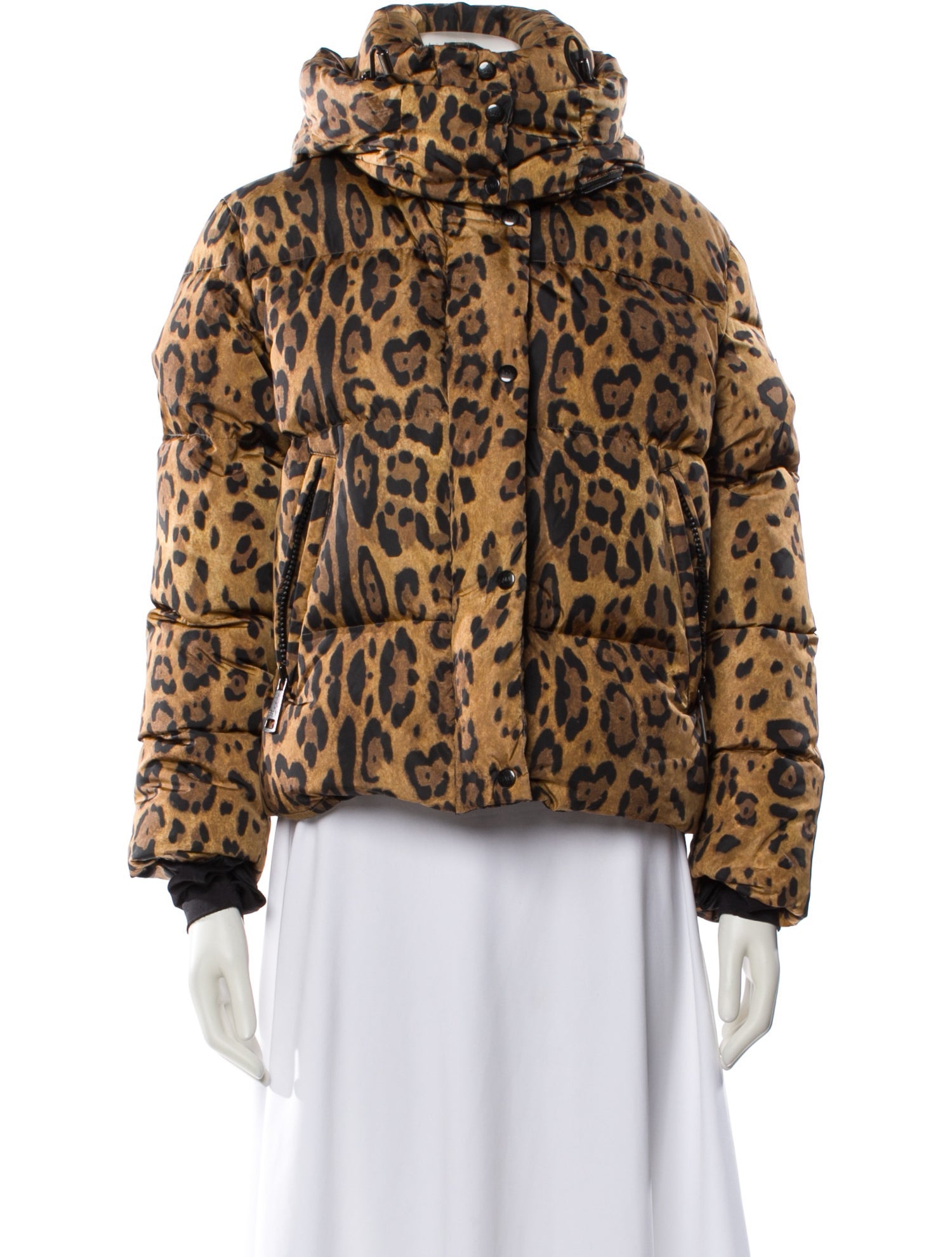 SAM. Animal Print Down Jacket