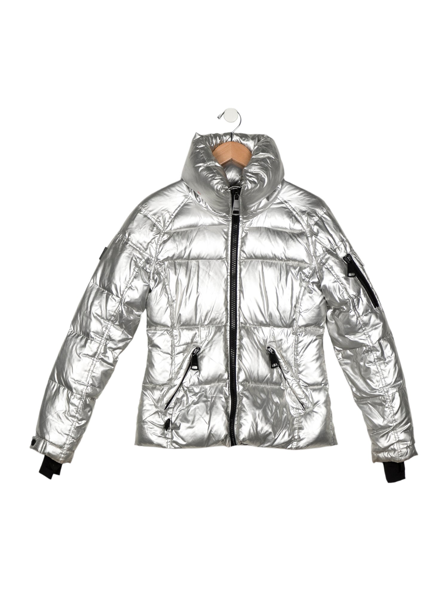 SAM. Kids Girls Metallic Down Puff Jacket