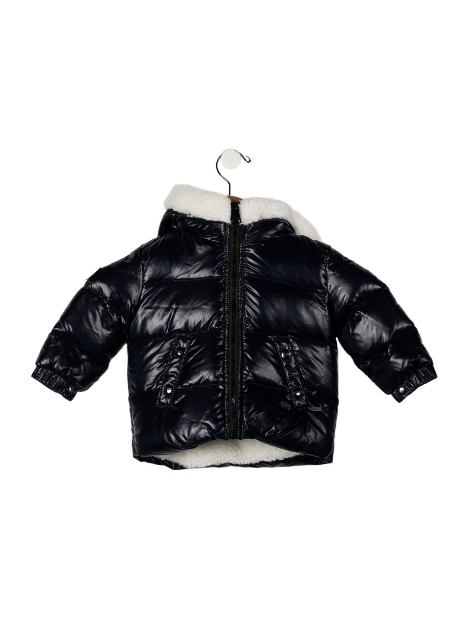 Moncler Infant Boys' Down One Piece - Blue Sizes 0-24 Months, Boys