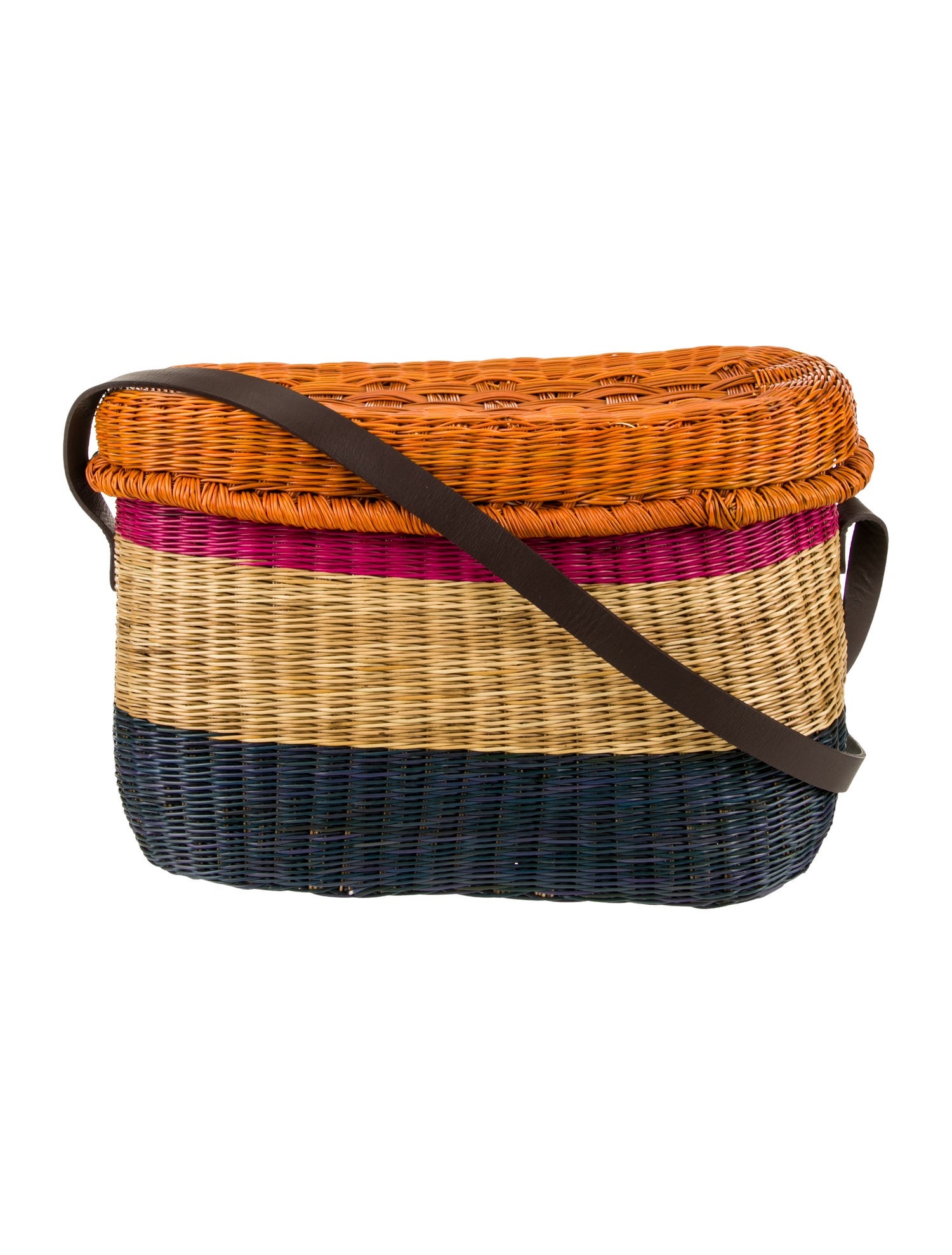 Sophie Anderson Straw Crossbody Bag