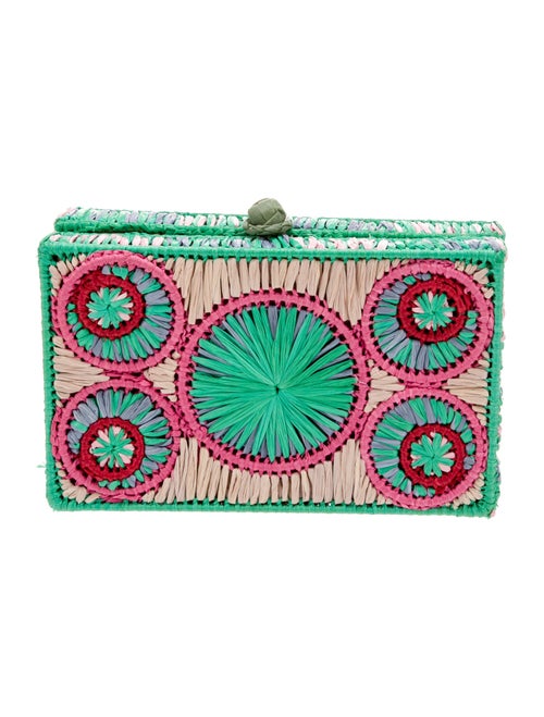 Sophie Anderson Raffia Clutch