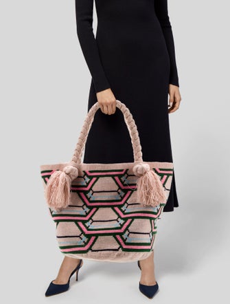 Sophie Anderson Raffia Shoulder Bag