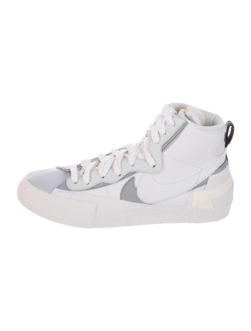 Sacai x Nike Blazer Mid Sneakers w/ Tags White