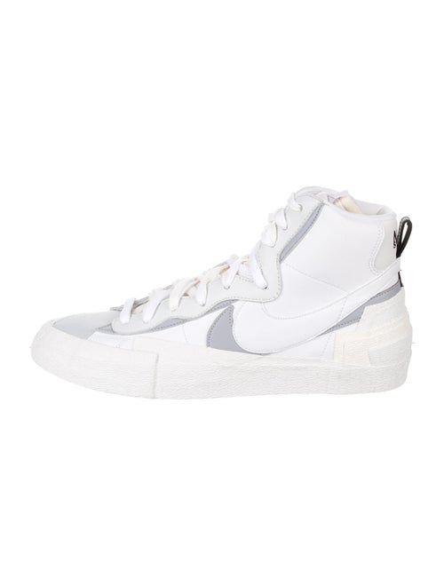 Sacai x Nike Blazer Mid Sneakers w/ Tags White