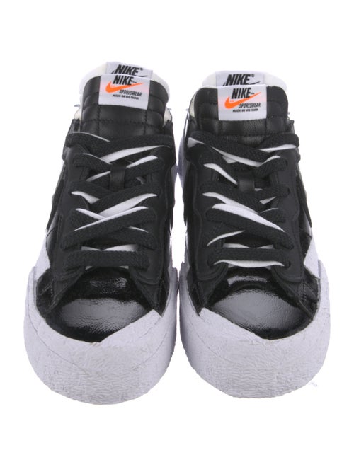 Sacai x Nike Blazer Low 'Black Patent' Sneakers