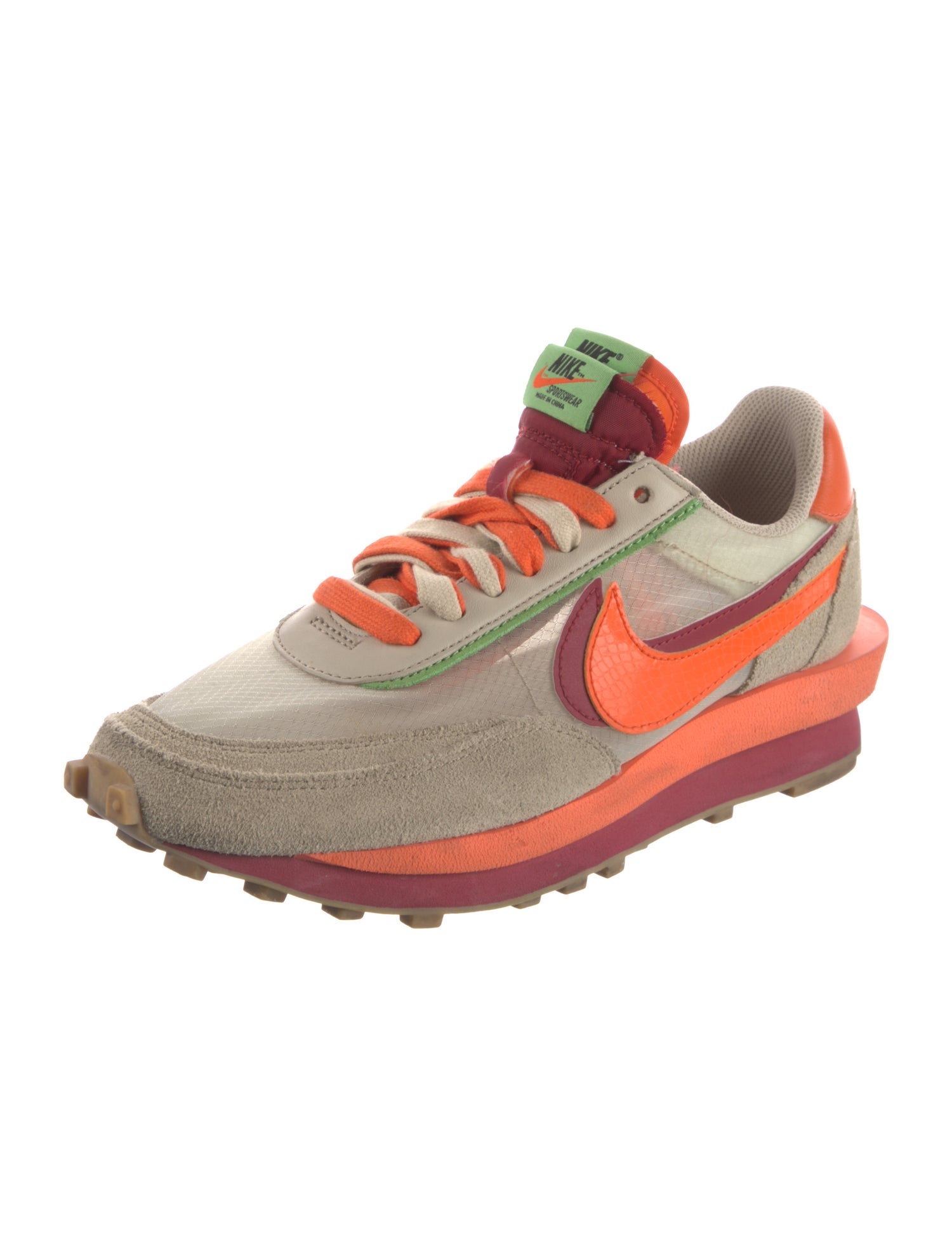 Sacai x Nike x CLOT LD Waffle 'Kiss Of Death' Athletic Sneakers