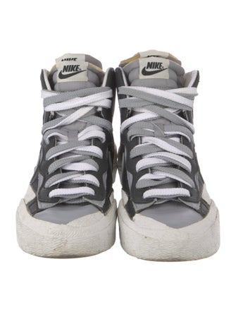 Sacai x Nike Blazer Mid 'Black Grey' Sneakers