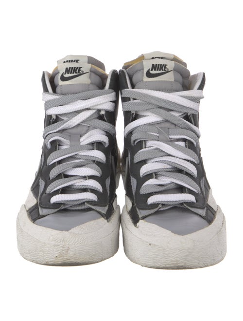 Sacai x Nike Blazer Mid 'Black Grey' Sneakers