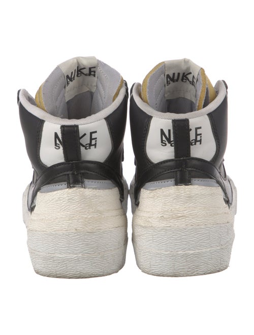 Sacai x Nike Blazer Mid 'Black Grey' Sneakers