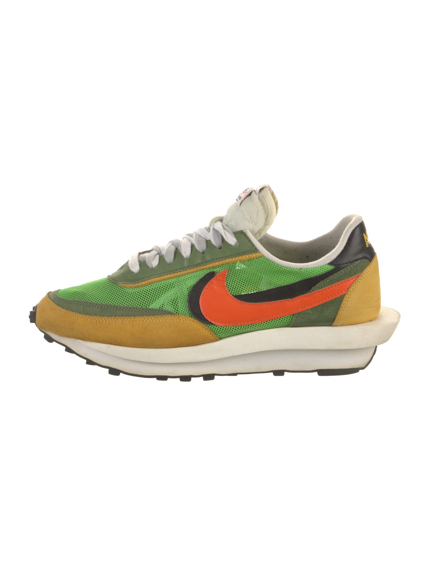 Sacai x Nike LD Waffle 'Green Gusto' Athletic Sneakers