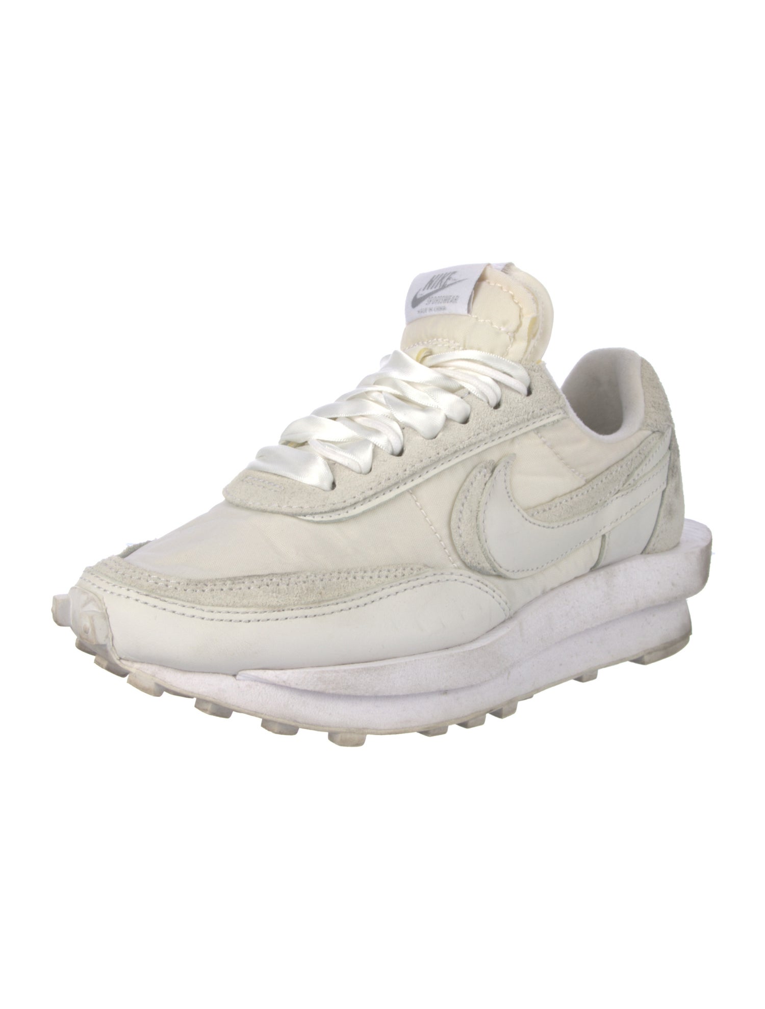 Sacai x Nike LD Waffle 'White Nylon' Sneakers