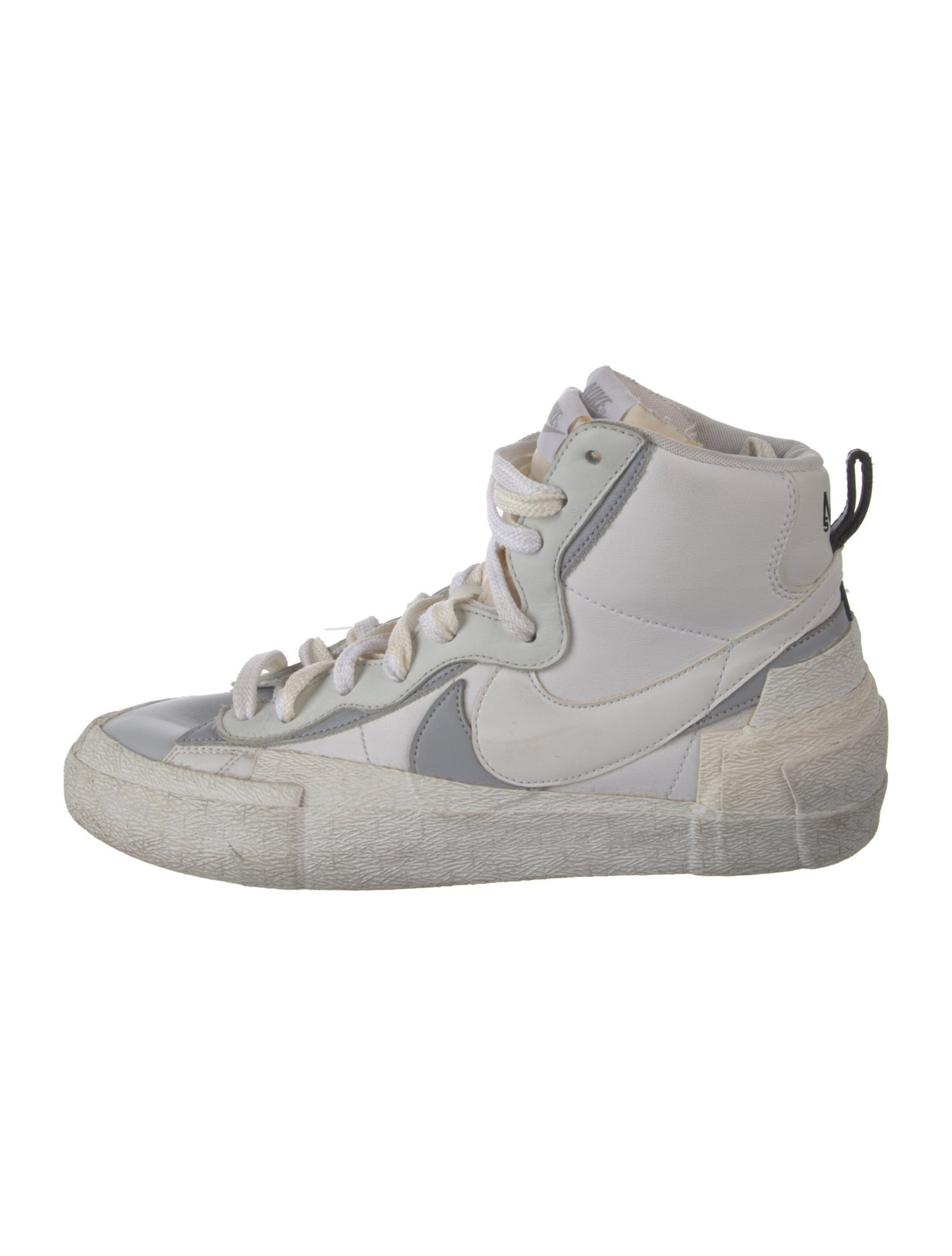 Sacai x Nike Blazer Mid 'White Grey' Sneakers