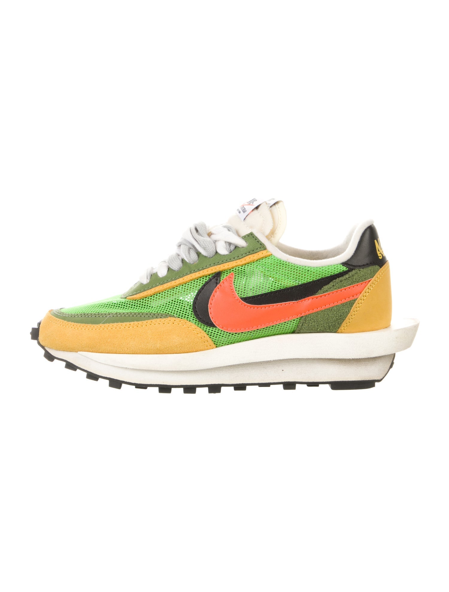 Sacai x Nike LD Waffle 'Green Gusto' Athletic Sneakers