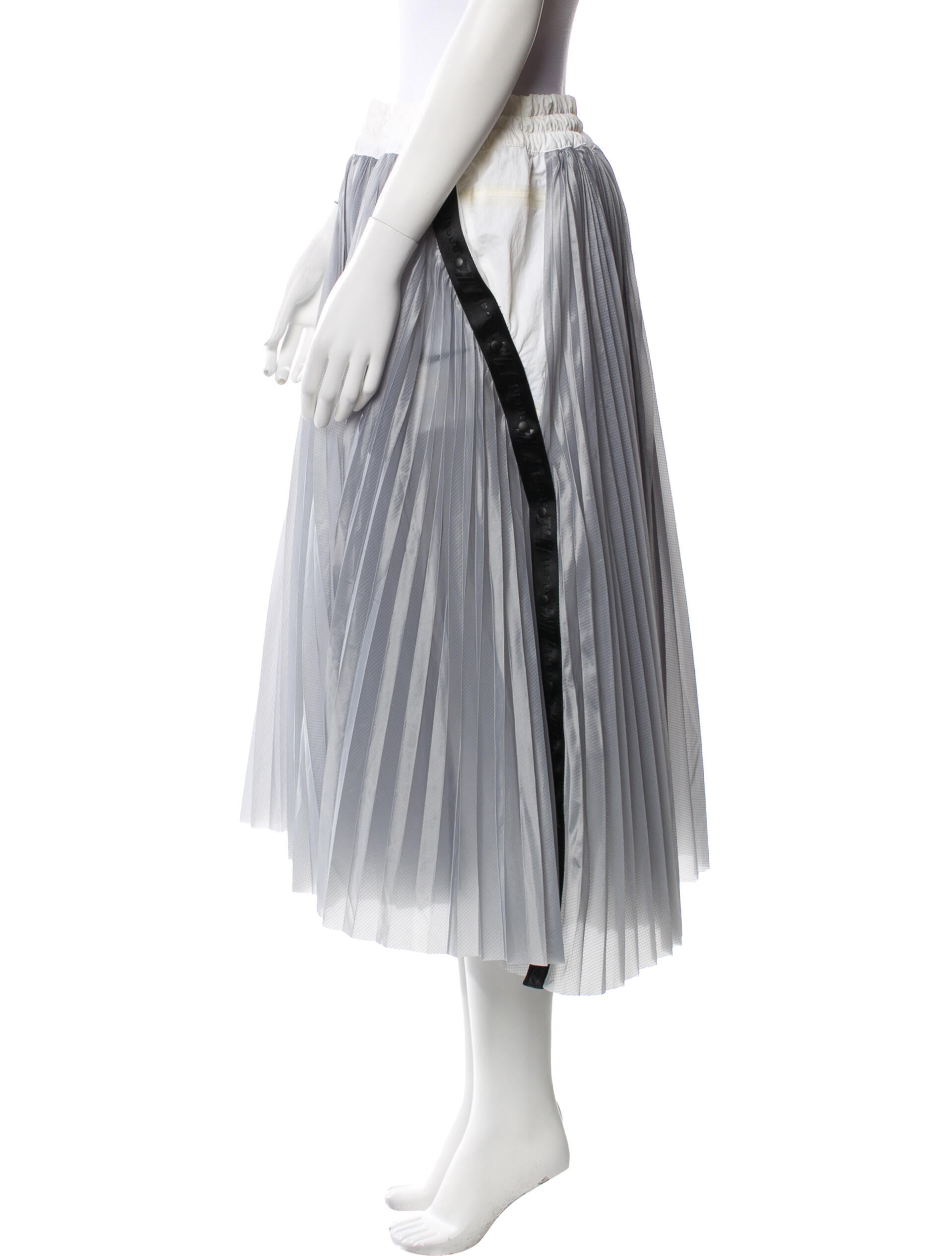 Sacai x Nike Pleated Accents Knee-Length Skirt w/ Tags