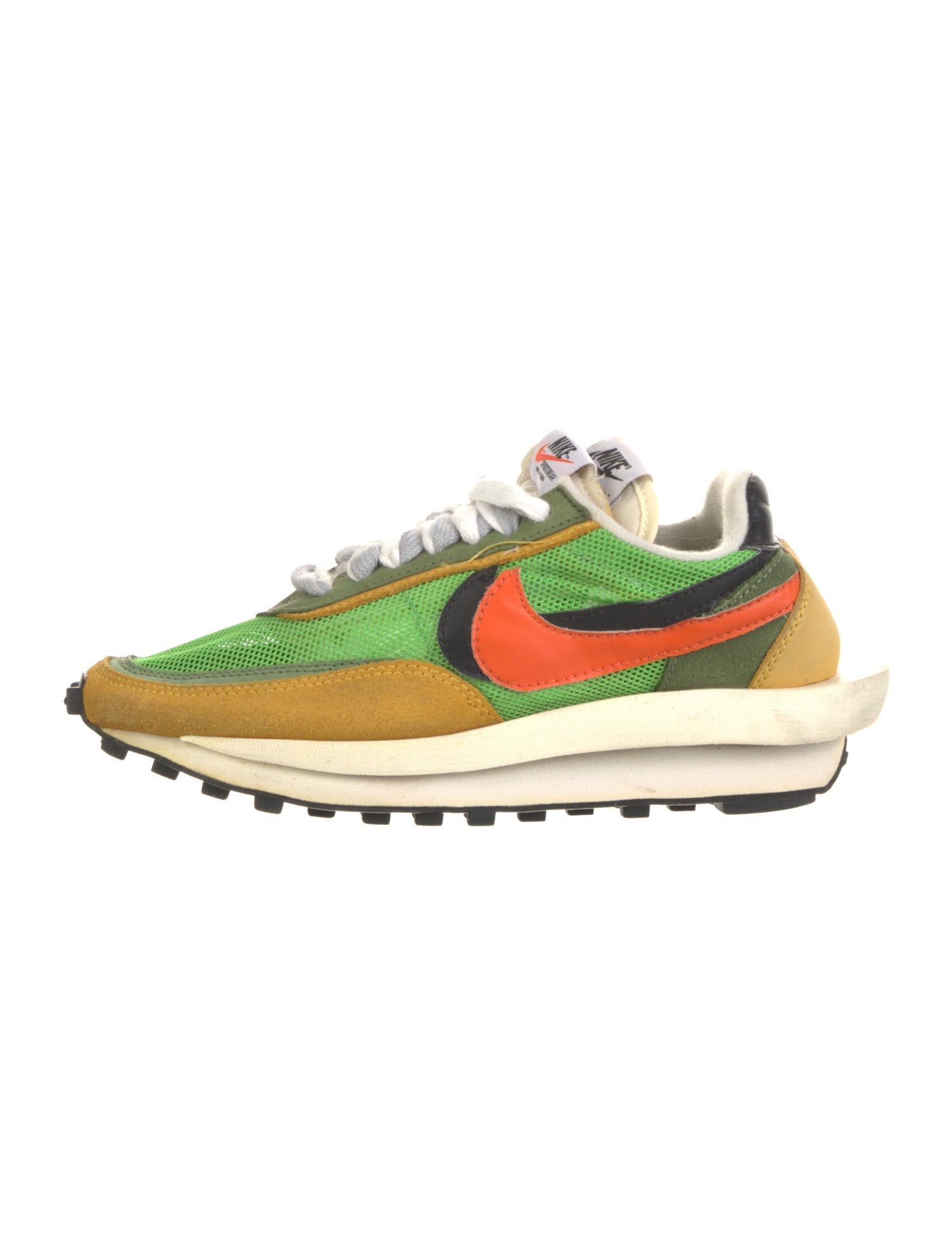 Sacai x Nike LD Waffle 'Green Gusto' Athletic Sneakers