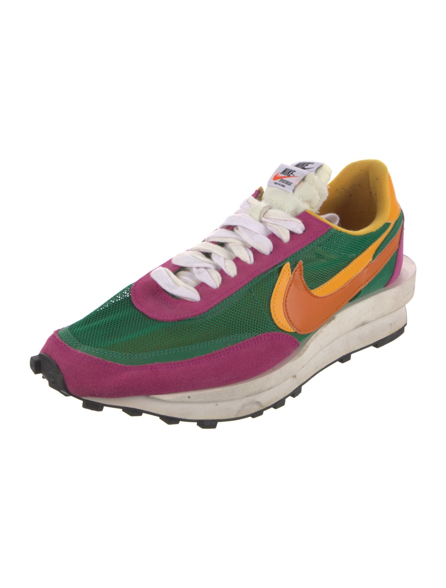 Sacai x Nike LD Waffle 'Pine Green' Athletic Sneakers