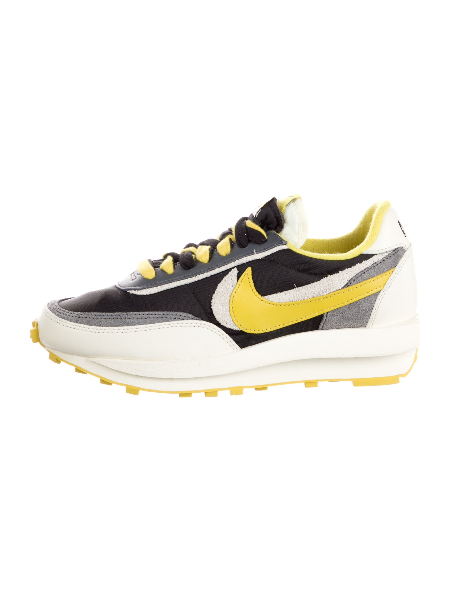 Sacai x Nike x Undercover LD Waffle 'Black Bright Citron' Sneakers w/ Tags