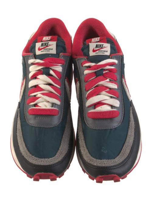Sacai x Nike x Undercover LDWaffle 'Midnight Spruce University Red' Athletic Sneakers