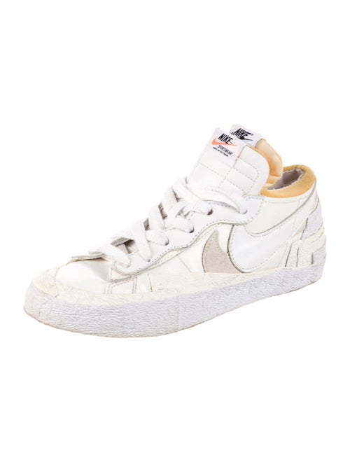Sacai x Nike Blazer Low 'White Patent Leather' Sneakers
