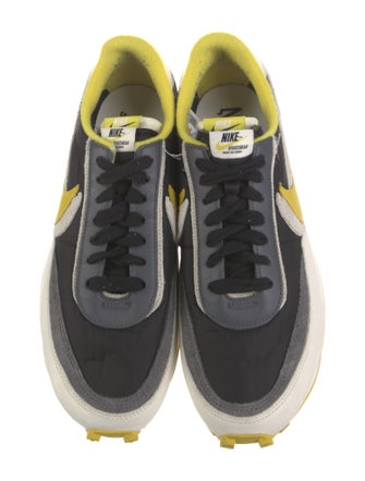 Sacai x Nike x Undercover LD Waffle 'Black Bright Citron' Athletic Sneakers