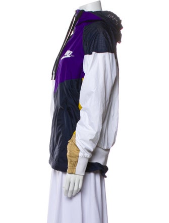 Sacai x Nike Colorblock Pattern Bomber Jacket