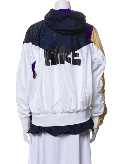 Sacai x Nike Colorblock Pattern Bomber Jacket