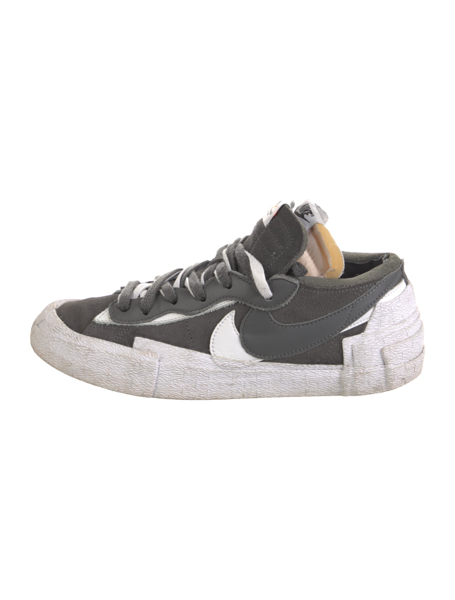 Sacai x Nike Suede Printed Sneakers