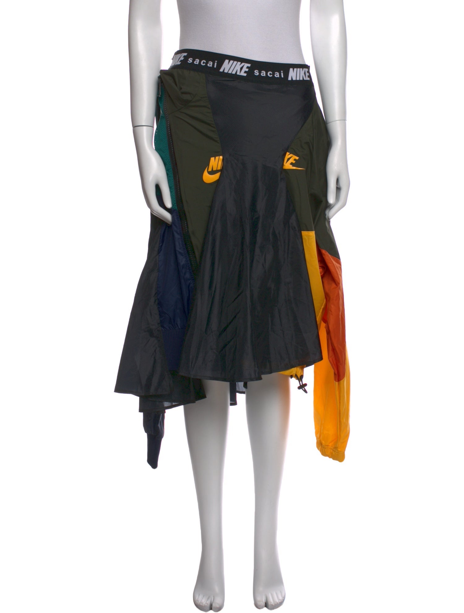 Sacai x Nike Nylon Knee-Length Skirt