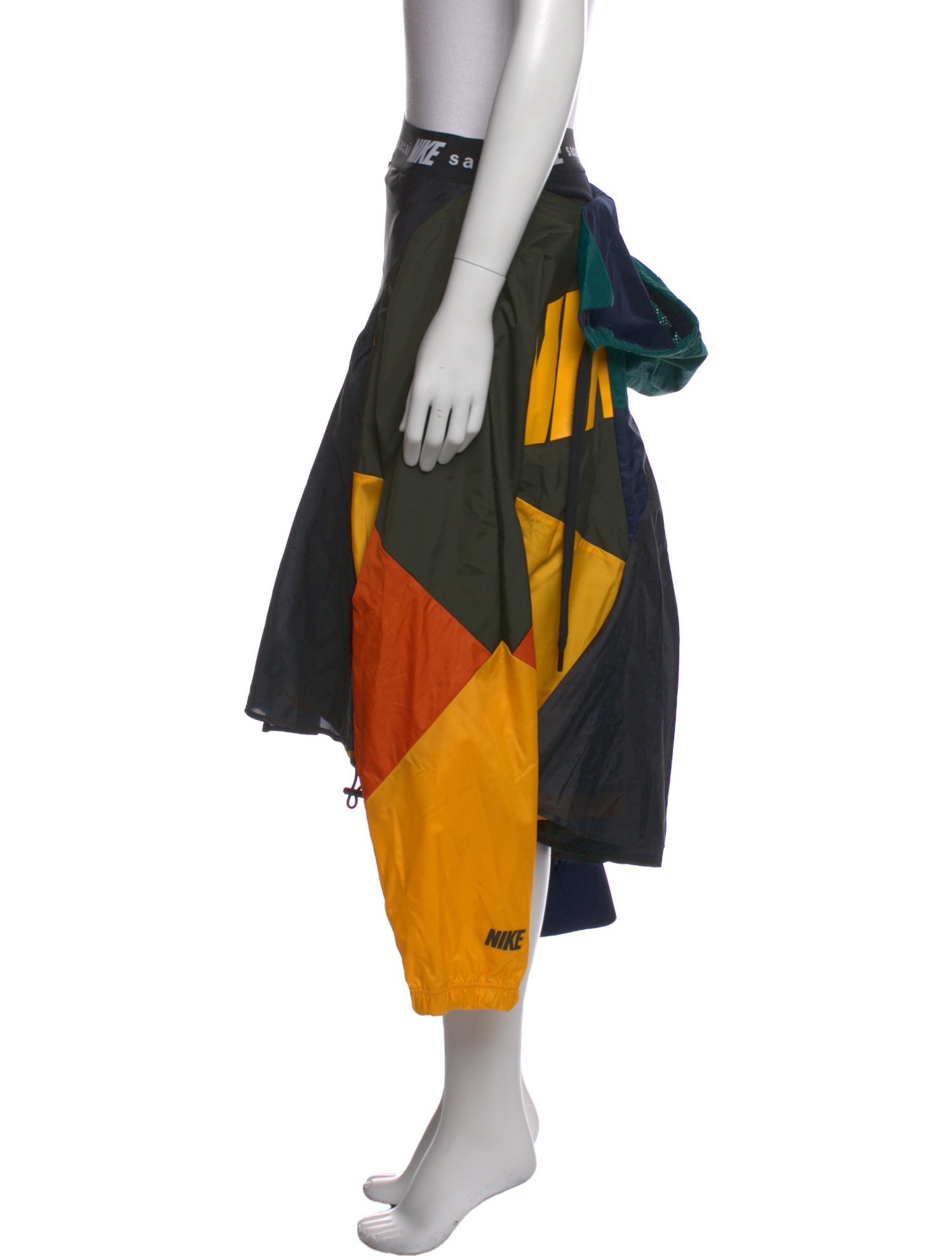 Sacai x Nike Nylon Knee-Length Skirt