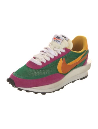 Sacai x Nike LD Waffle Pine Green Athletic Sneakers