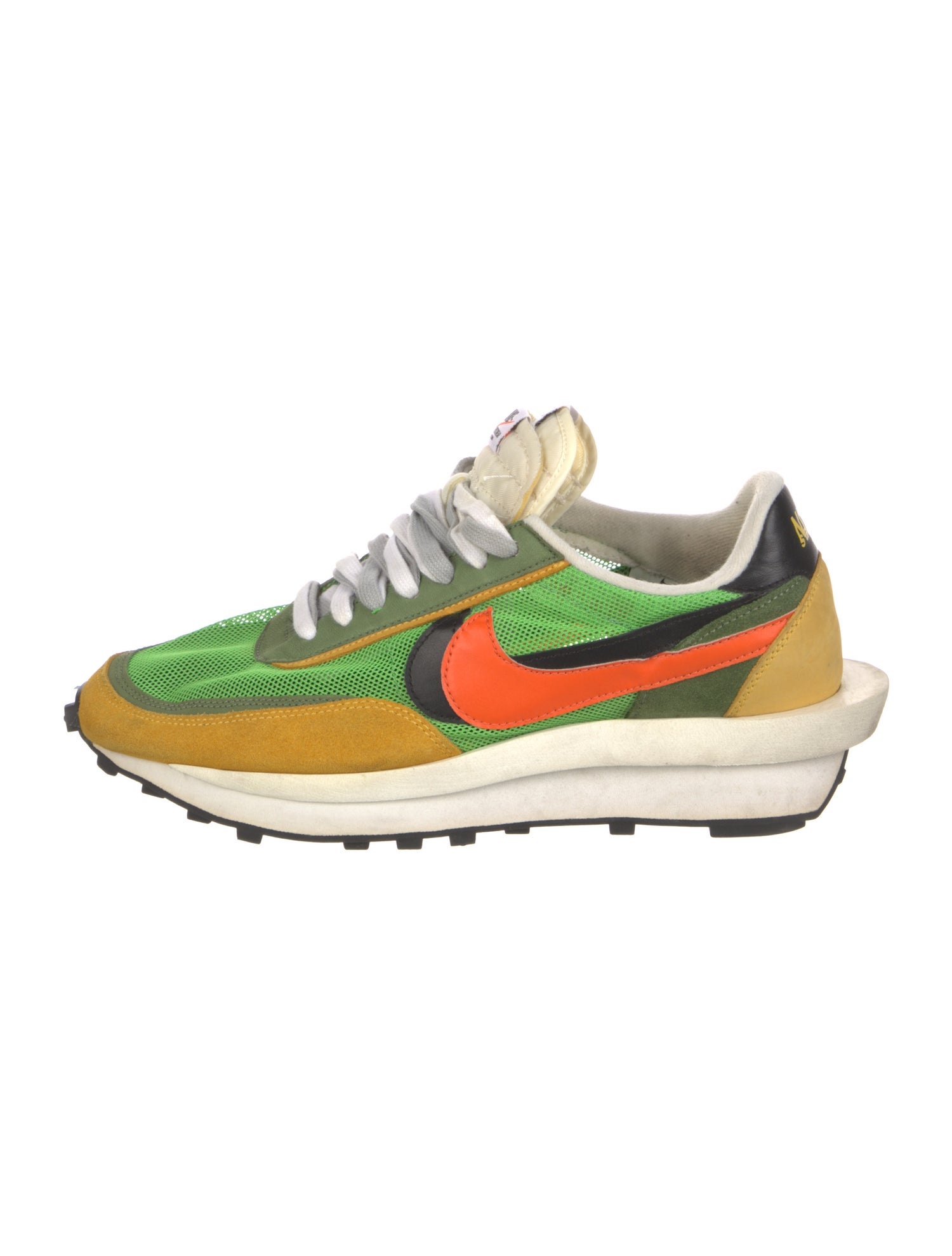 Sacai x Nike LD Waffle 'Green Gusto' Athletic Sneakers