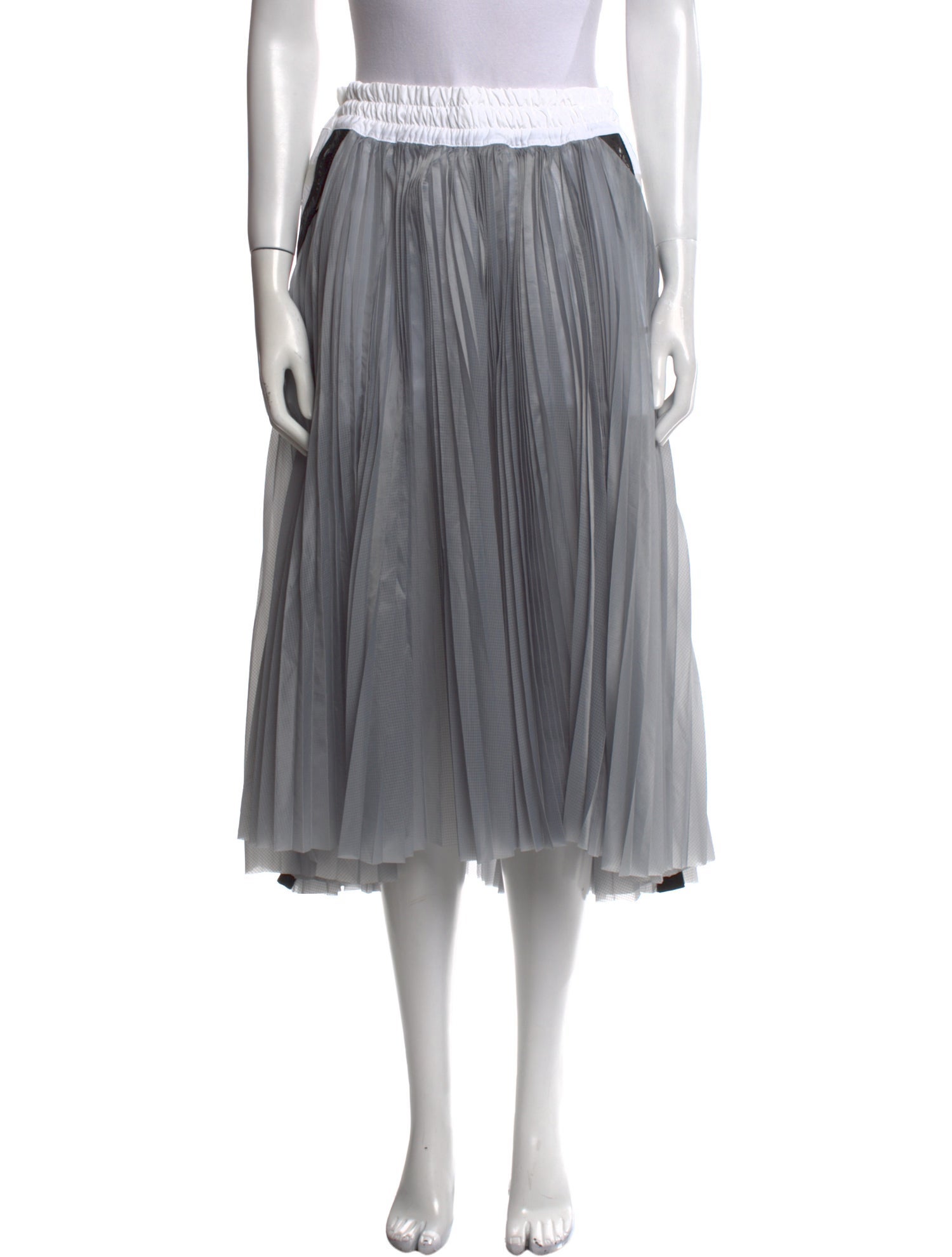 Sacai x Nike Mesh Accents Midi Length Skirt w/ Tags