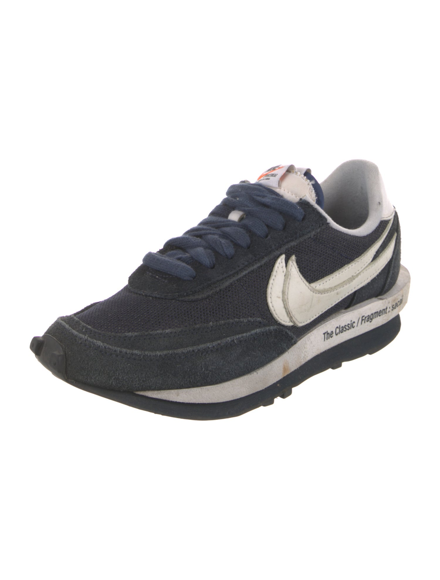 Sacai x Nike x Fragment Design LDV Waffle 'Blackened Blue' Sneakers