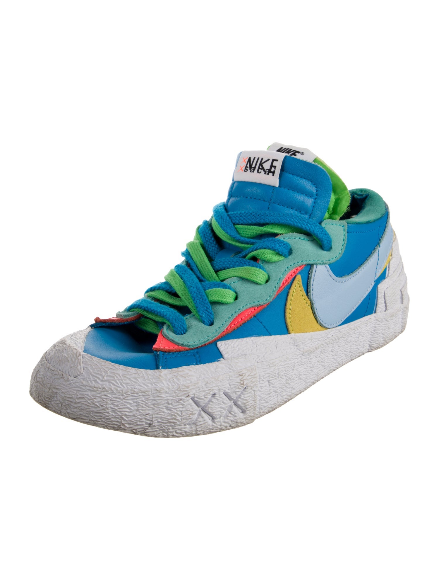 Sacai x Nike x Kaws Blazer Low 'Neptune Blue' Sneakers